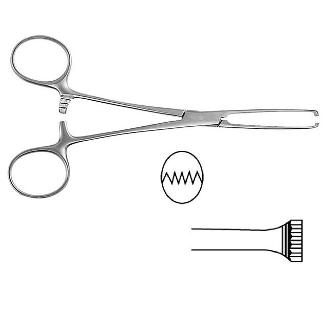 ALLIS Щипці кишкові; прямі; 5x6 зубчики; 15,0см. Tontarra Medizintechnik GmbH